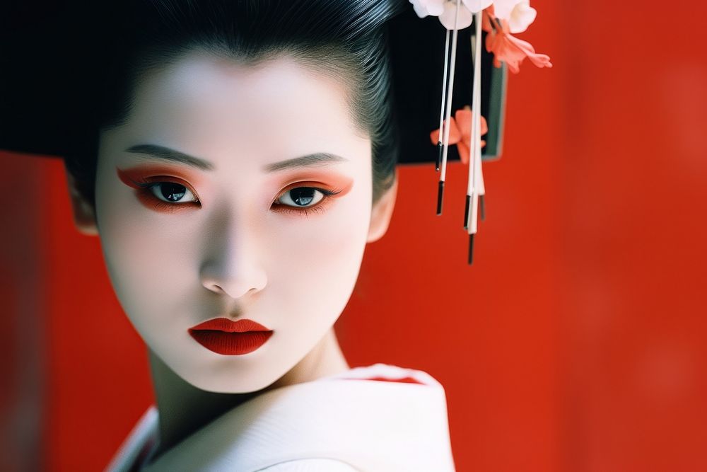 Geisha photography portrait fashion.