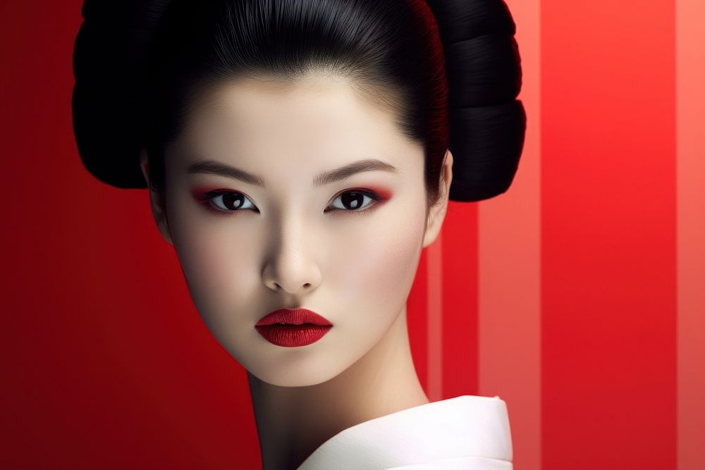 Geisha photography portrait fashion.