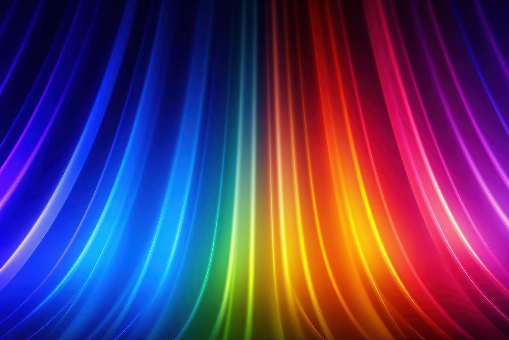 Rainbow neon background backgrounds pattern purple. AI generated Image by rawpixel.