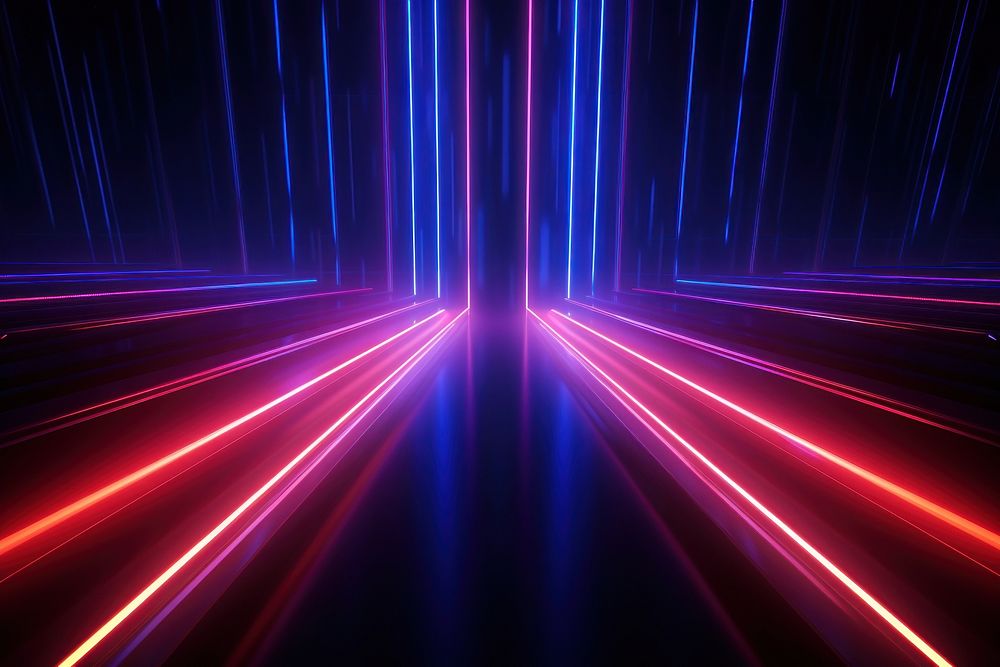  Red and blue neon background light backgrounds futuristic. AI generated Image by rawpixel.