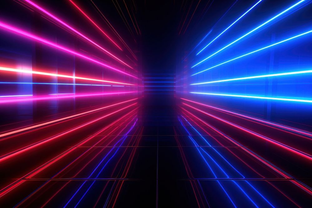  Red and blue neon background light backgrounds futuristic. AI generated Image by rawpixel.