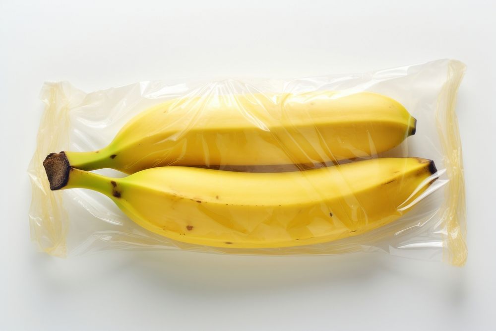 A banana plant food white background.