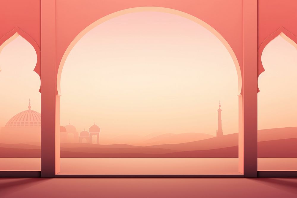 Eid mubarak architecture building wall. AI generated Image by rawpixel.