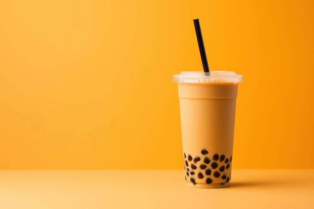 Bubble tea drink cup refreshment. AI generated Image by rawpixel.