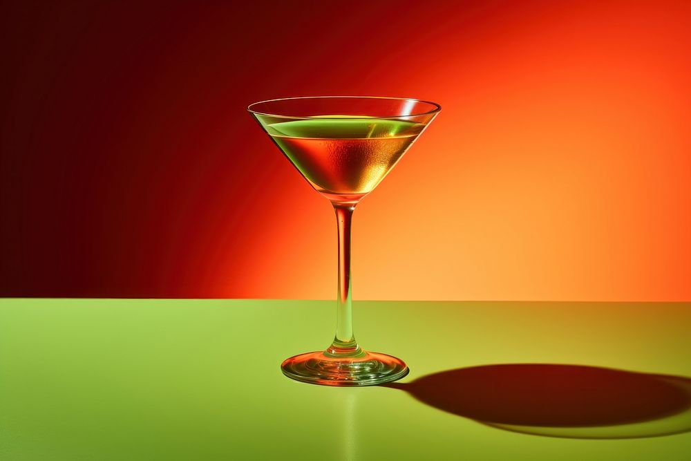 Cocktail martini drink glass. AI generated Image by rawpixel.