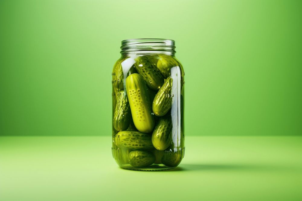 Pickle food still life container. AI generated Image by rawpixel.