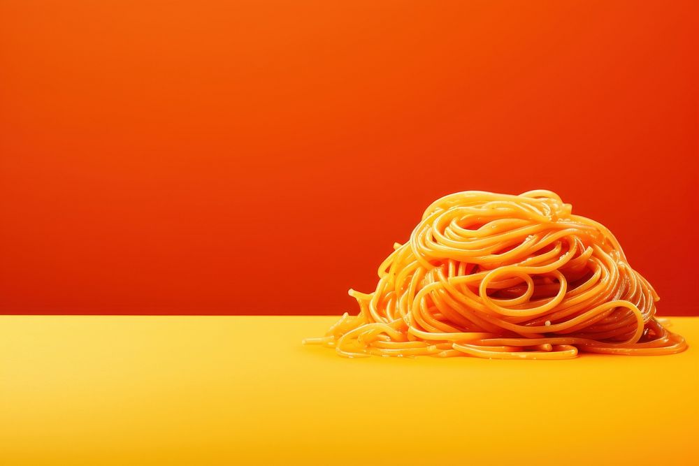 Spaghetti food pasta still life. AI generated Image by rawpixel.
