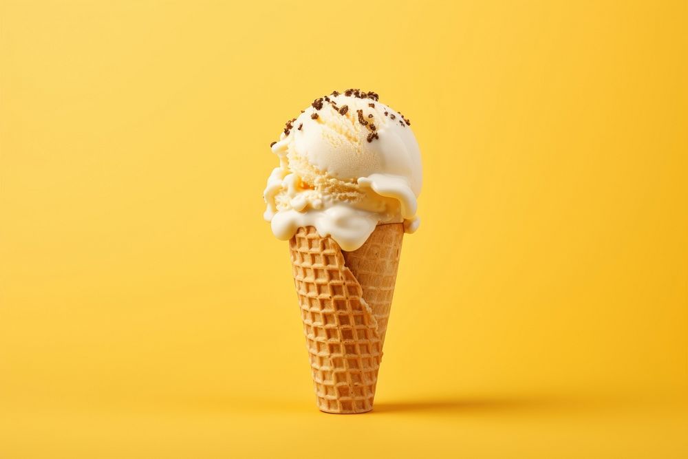 Vanilla icecream food dessert still life. AI generated Image by rawpixel.