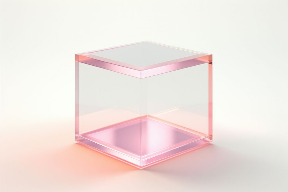 3d render of mail glass simplicity rectangle.