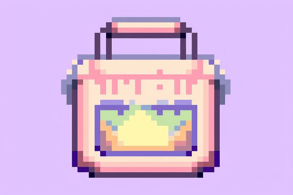 Bag pixelated container dynamite.
