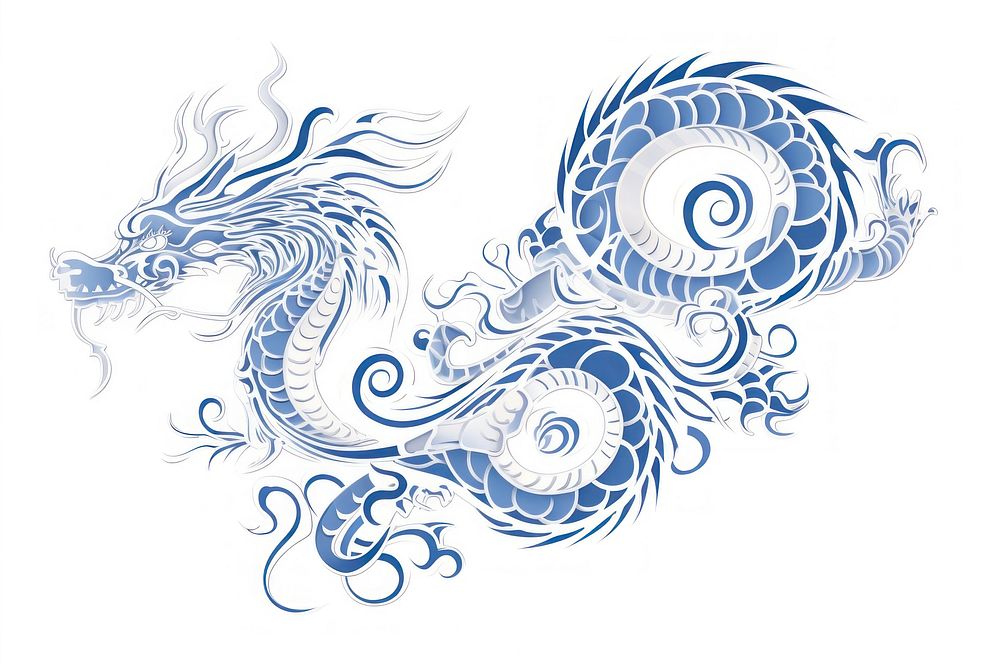 Dragon pattern line creativity. | Premium Photo Illustration - rawpixel