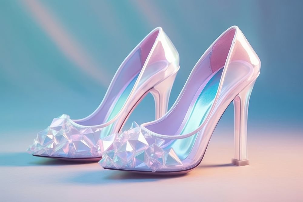 Crystal high heels footwear shoe elegance.
