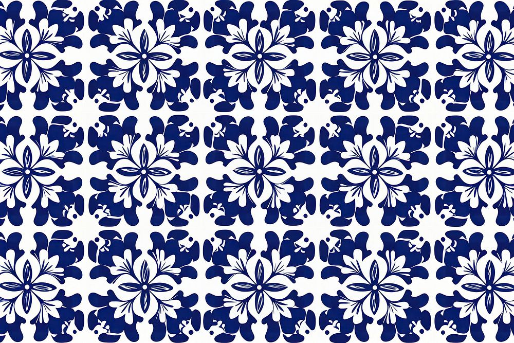 Tile pattern of cosmos backgrounds white blue.