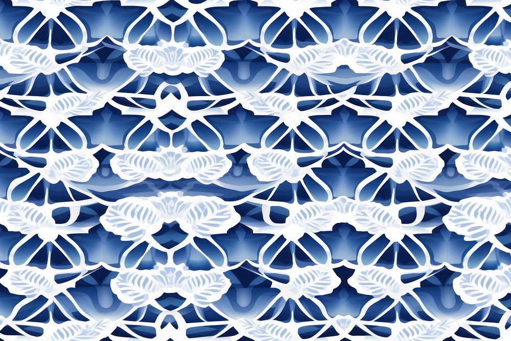 Tile pattern of dumpling backgrounds lace blue.