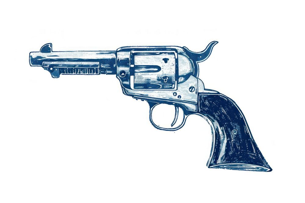 Antique of gun handgun drawing weapon.