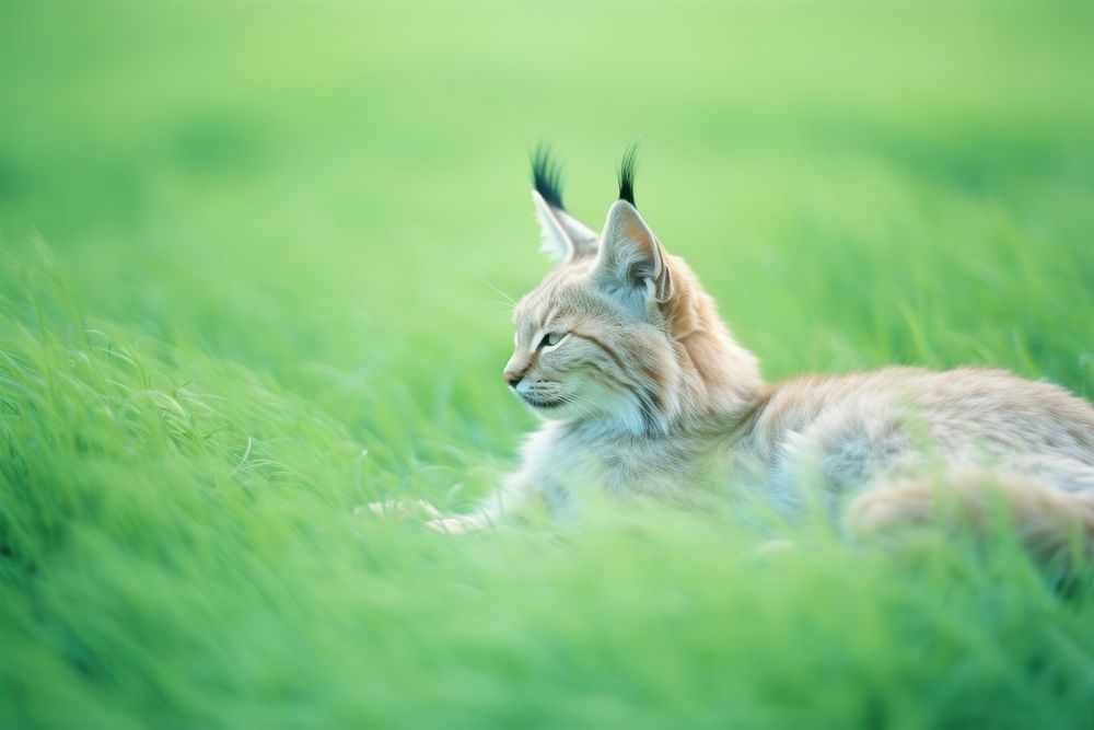 A lynx wildlife animal mammal. AI generated Image by rawpixel.