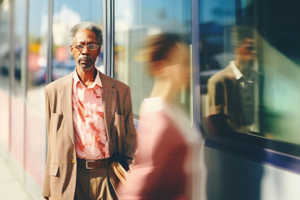 Standing portrait adult men.