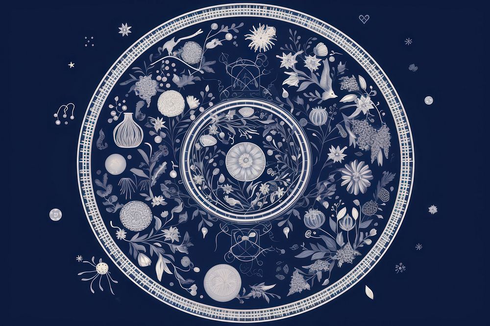 Astrology wheel element astronomy pattern night.