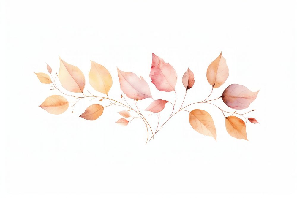 Autumn pattern plant petal. AI generated Image by rawpixel.