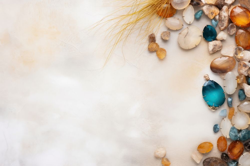 Jewellery backgrounds accessories turquoise. AI generated Image by rawpixel.