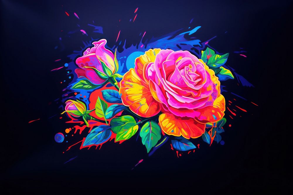A rose pattern flower petal. AI generated Image by rawpixel.