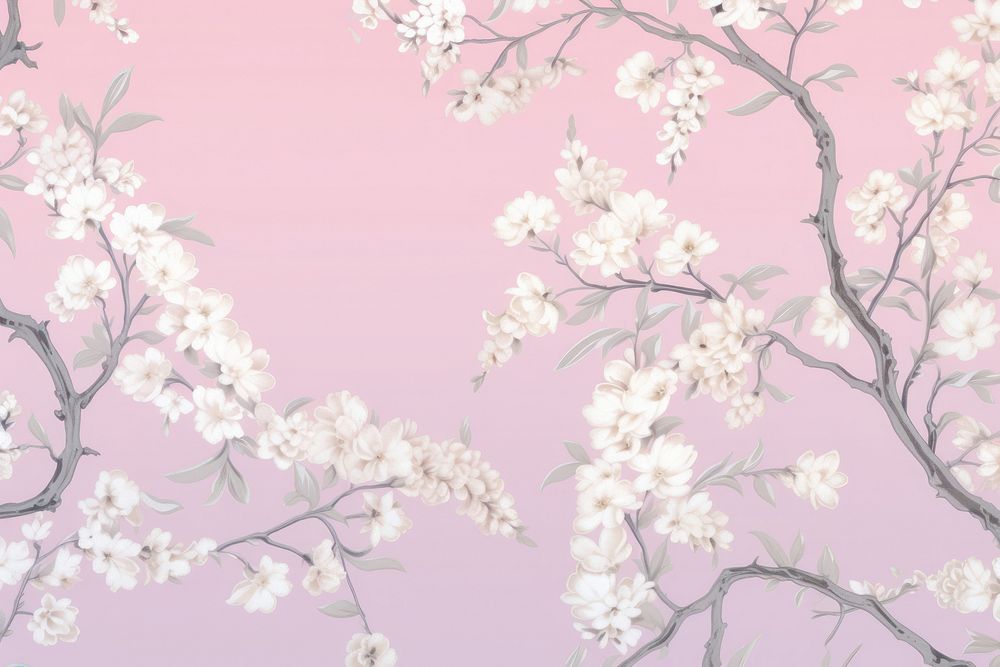 Cherry blossom pattern flower plant.