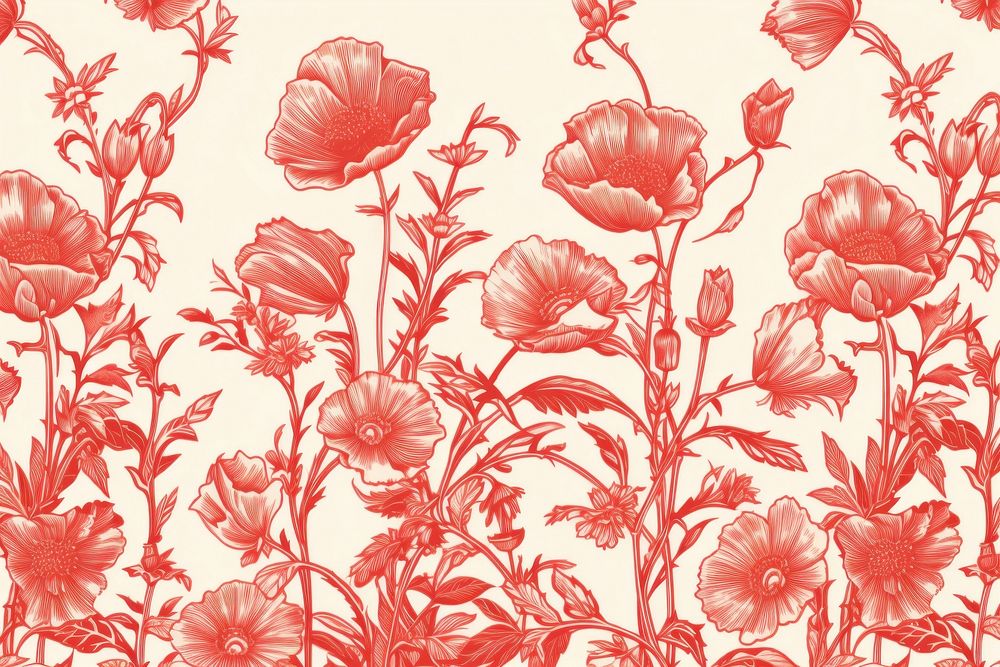 Poppy wallpaper pattern flower.