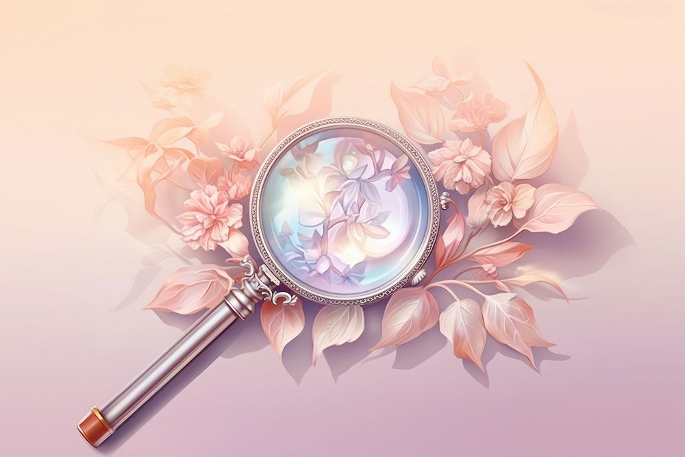 Magnifying glass accessories fragility freshness.