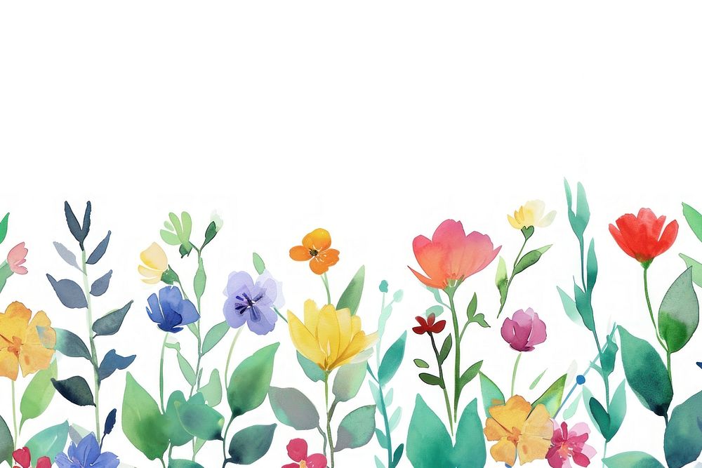 Foliage flowers backgrounds outdoors pattern.