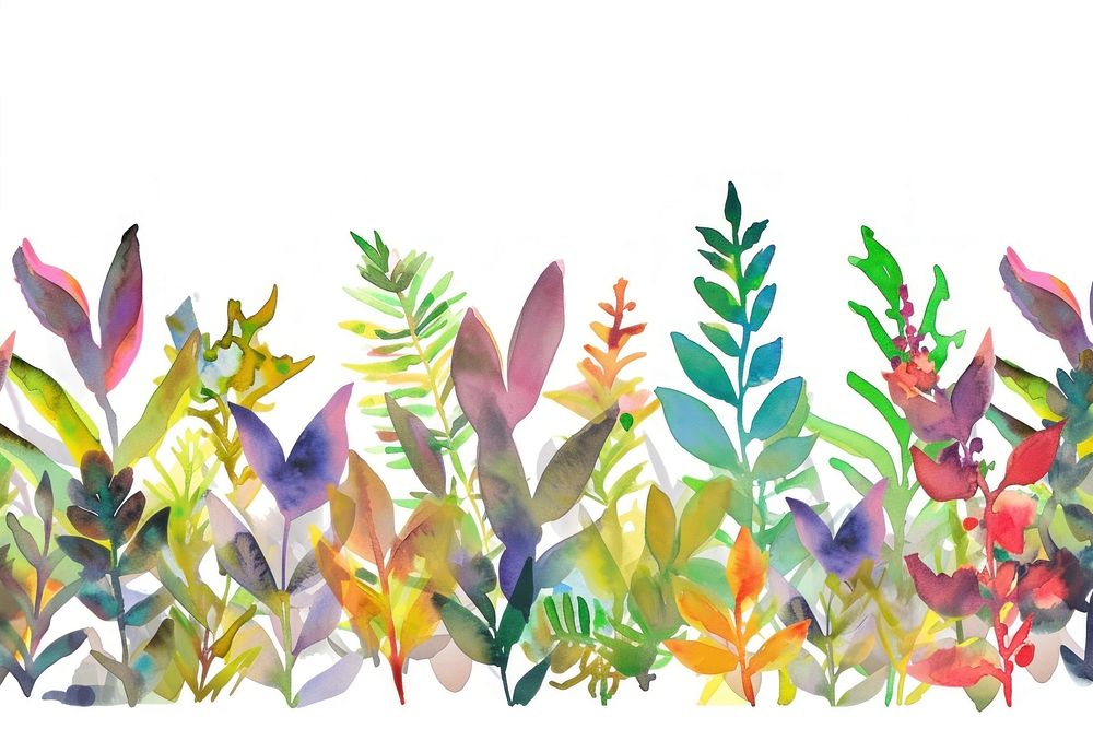 Foliage flowers backgrounds outdoors pattern.