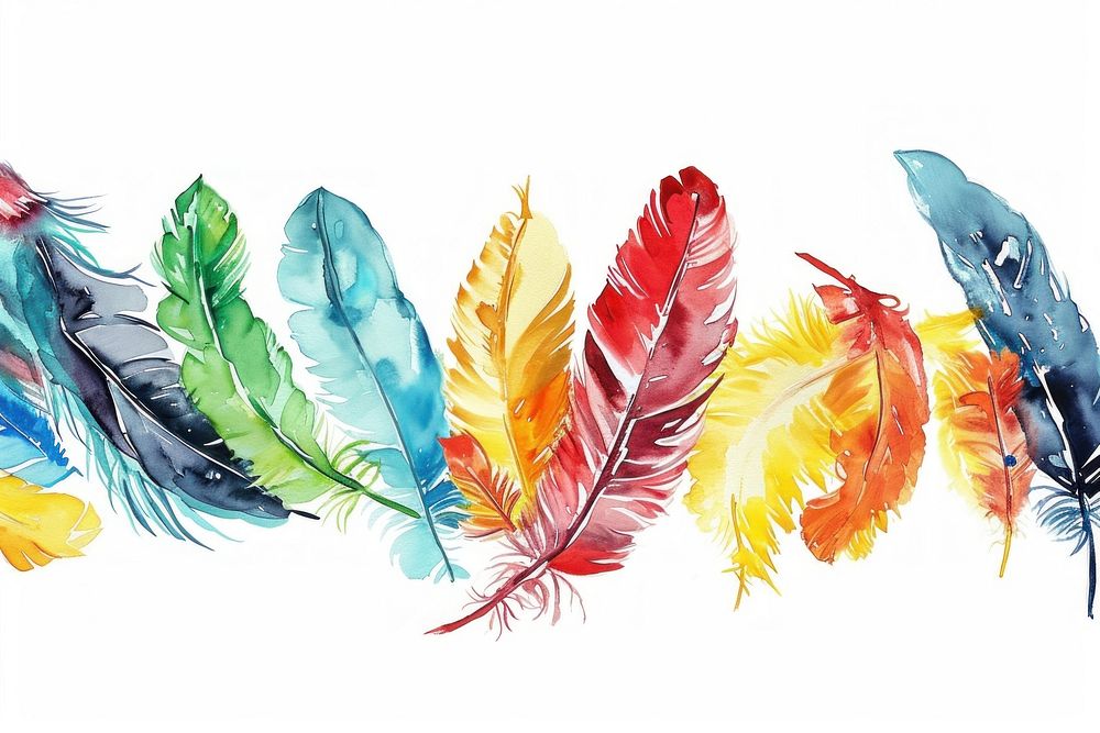 Feathers backgrounds art white background.