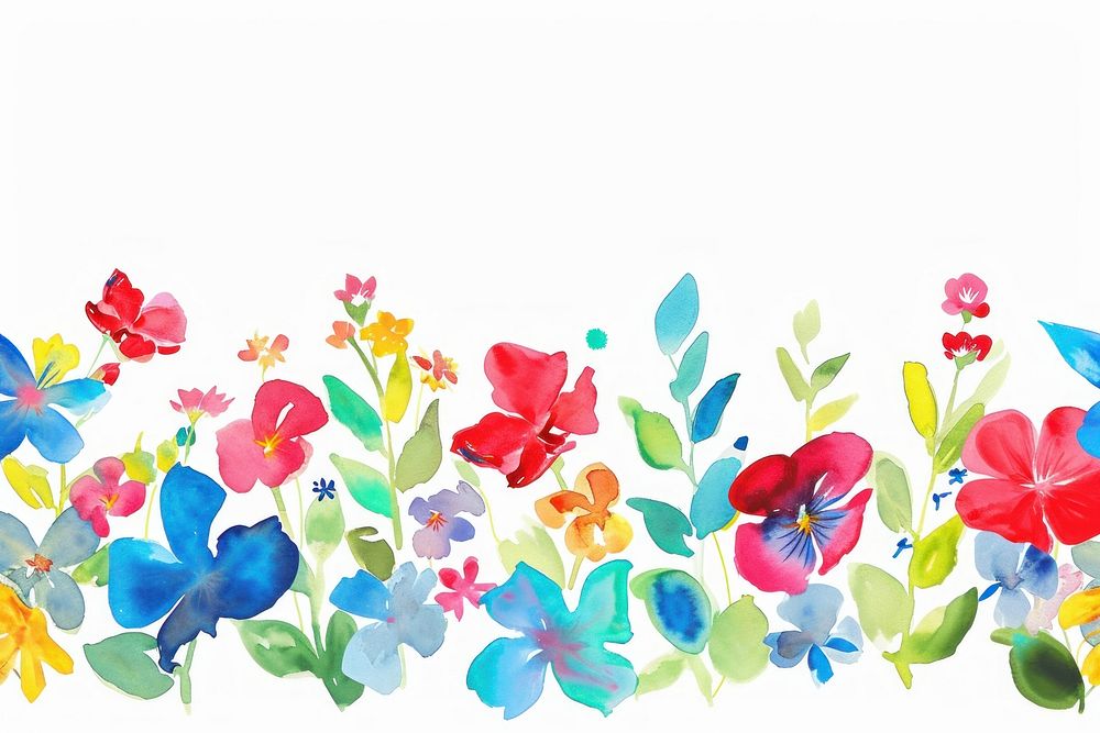 Ocean flowers backgrounds pattern nature.