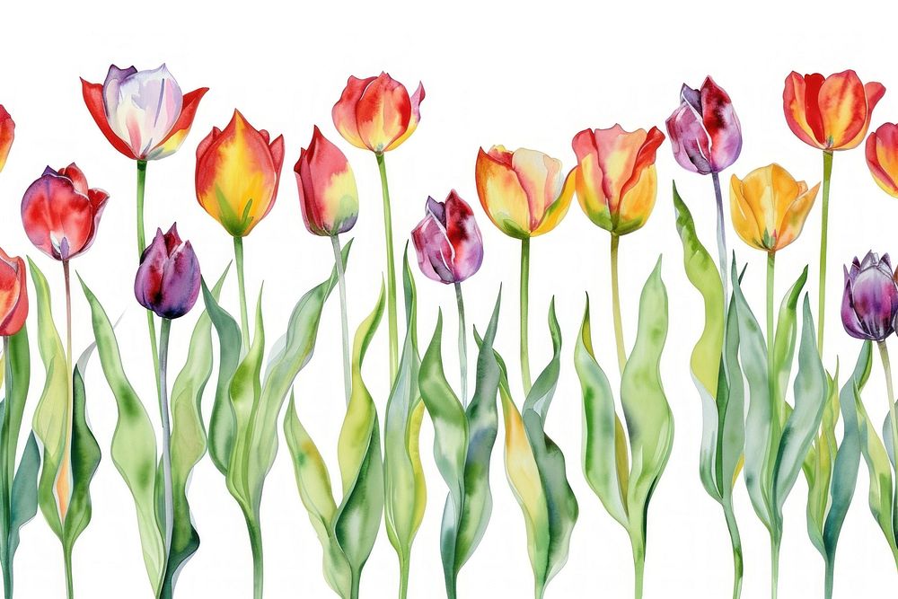 Tulip backgrounds flower nature.