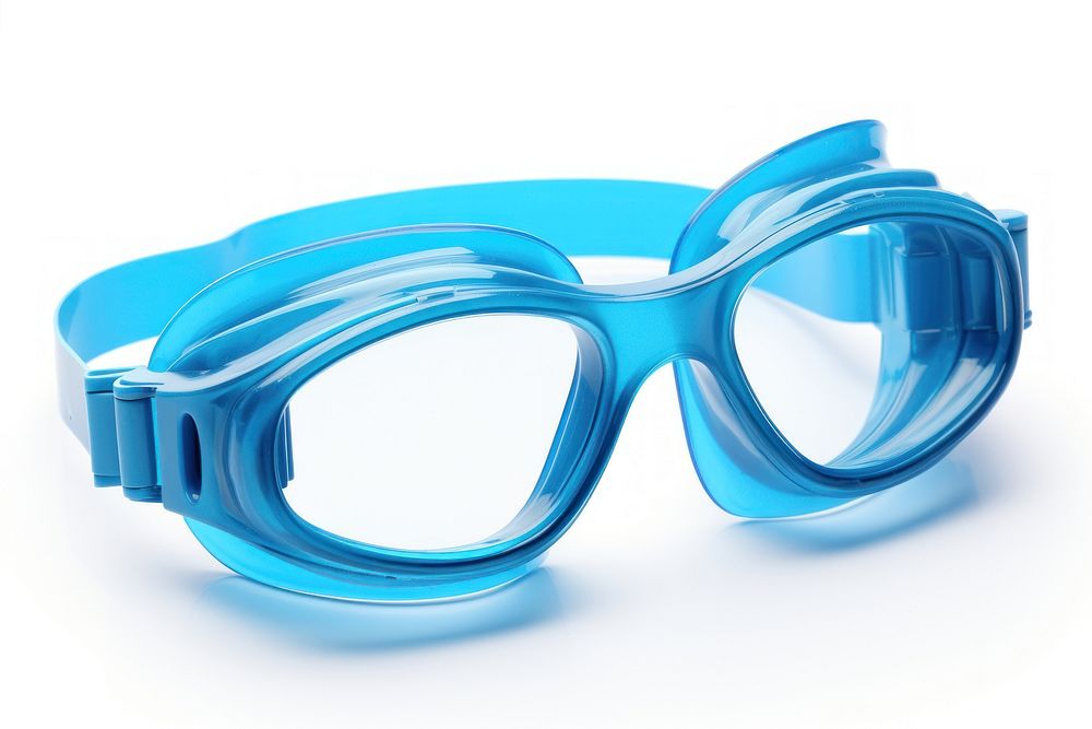 Blue swimming goggle sunglasses goggles swimming goggles.