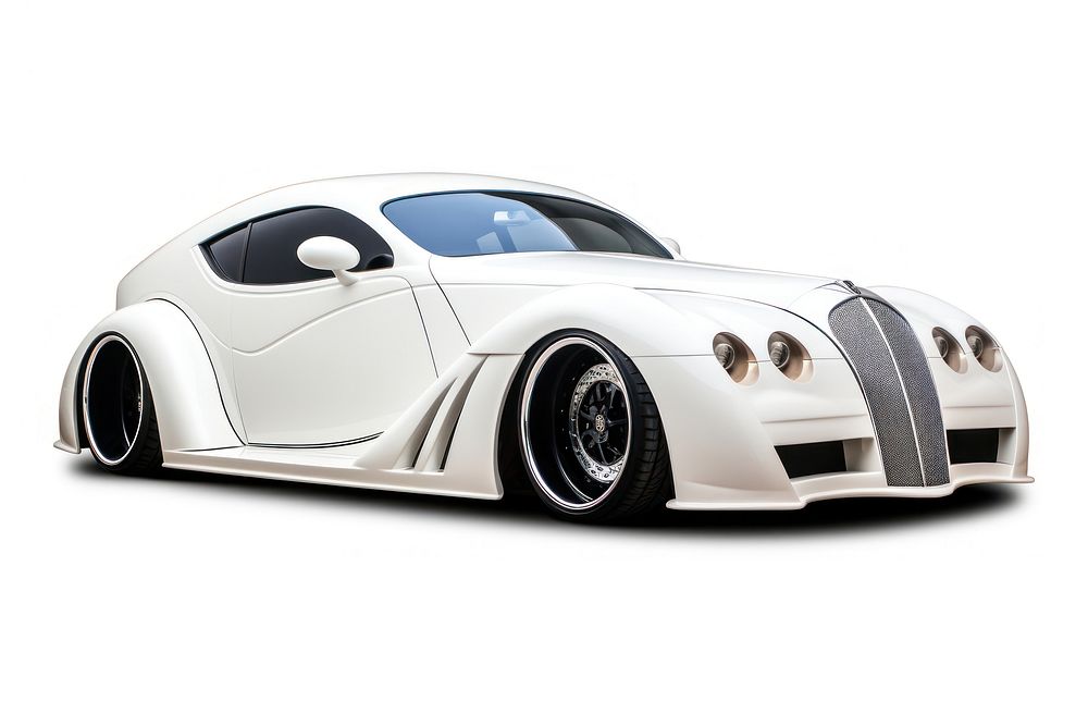 Neo coupe white bumper vehicle wheel car.