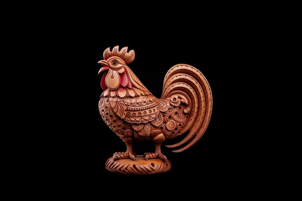 A chicken poultry animal bird. AI generated Image by rawpixel.