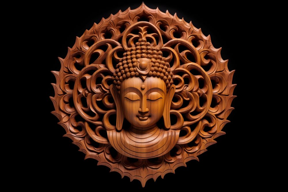 A buddha art bronze representation. AI generated Image by rawpixel.