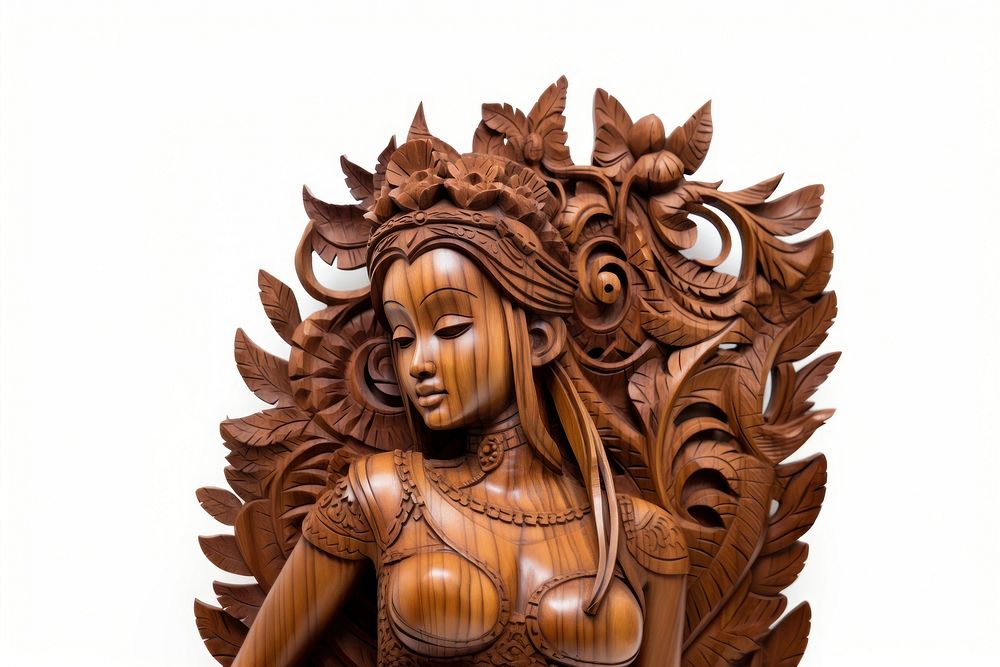 A woman art sculpture bronze. AI generated Image by rawpixel.