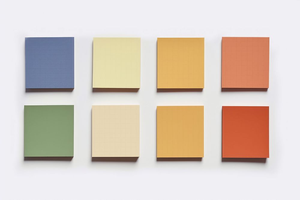 A colorful sticky notes art backgrounds white background. AI generated Image by rawpixel.