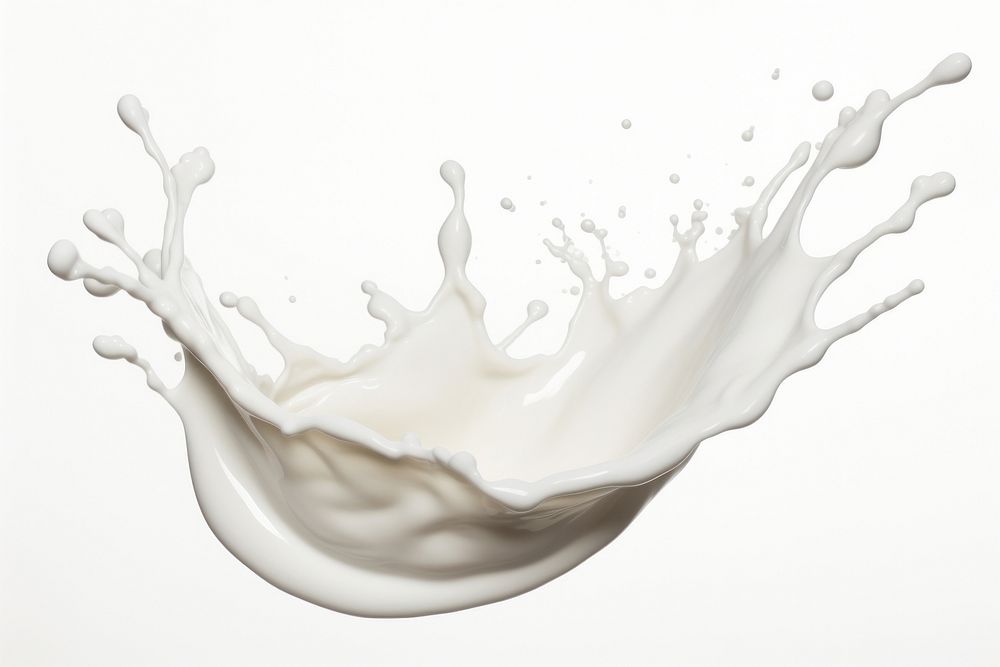 A milk splash white simplicity splashing.
