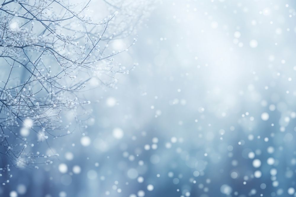 Winter bokeh winter backgrounds outdoors. AI generated Image by rawpixel.