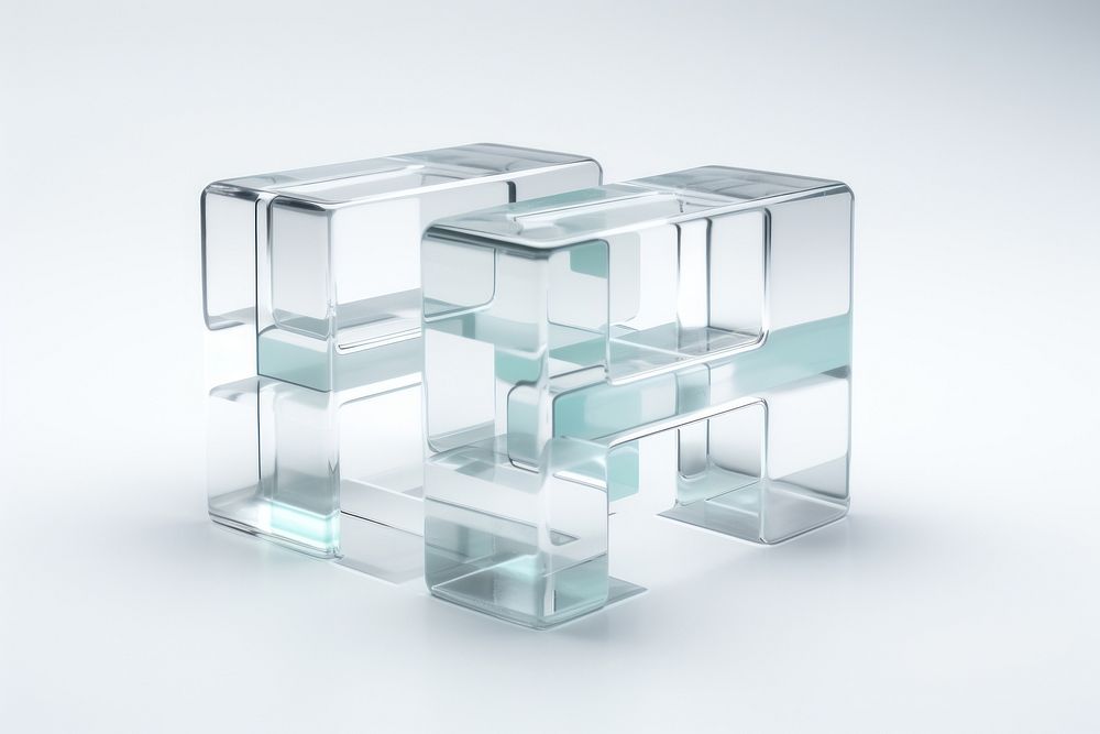 Hashtag glass white background furniture.