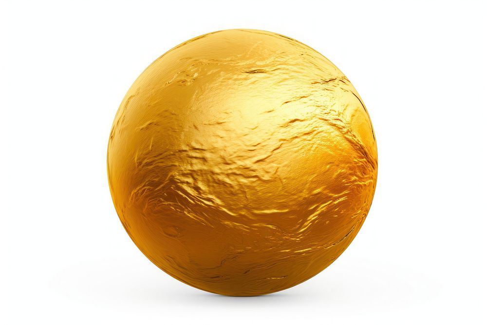 Planet sphere gold egg.