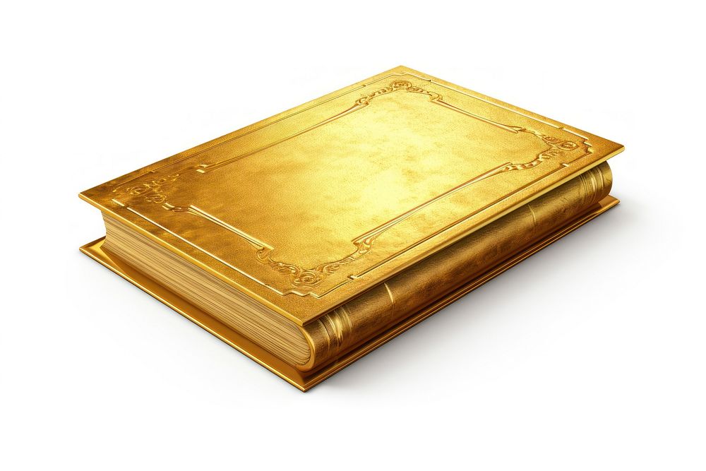 Tale book gold publication box.