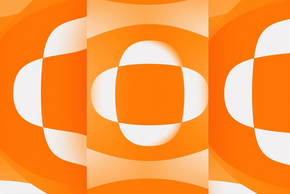  Orange abstract pattern line. AI generated Image by rawpixel.