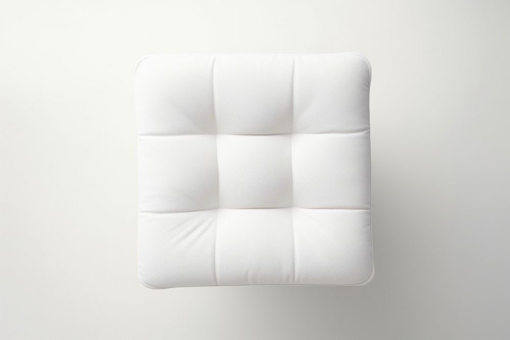 Chair pad  furniture pillow white.