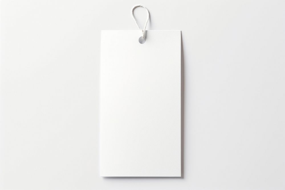 Door hanger  paper white simplicity.