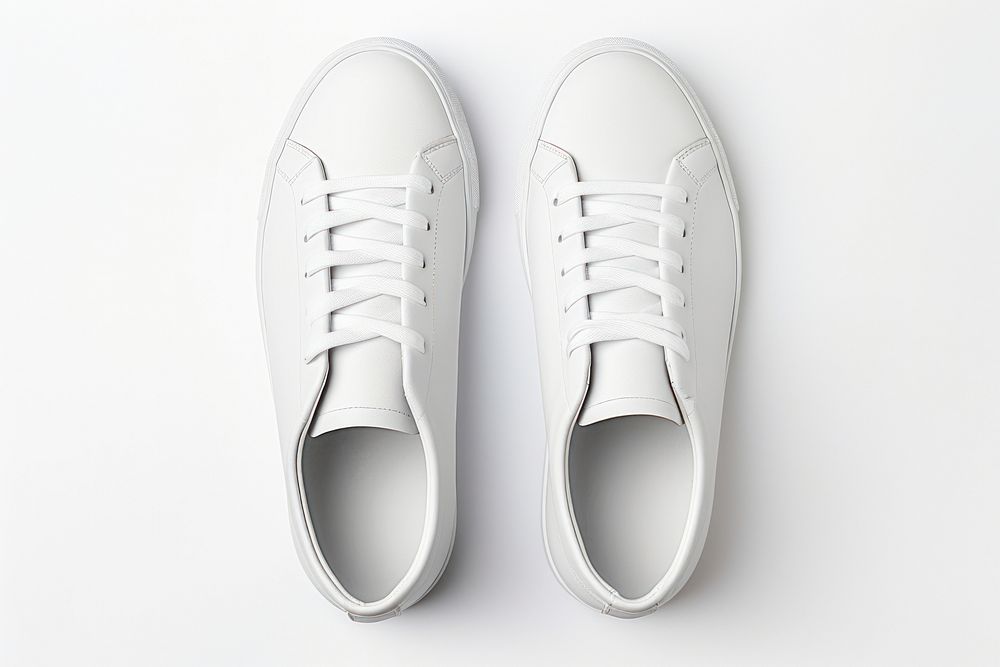 Leather shoes  footwear leather white.