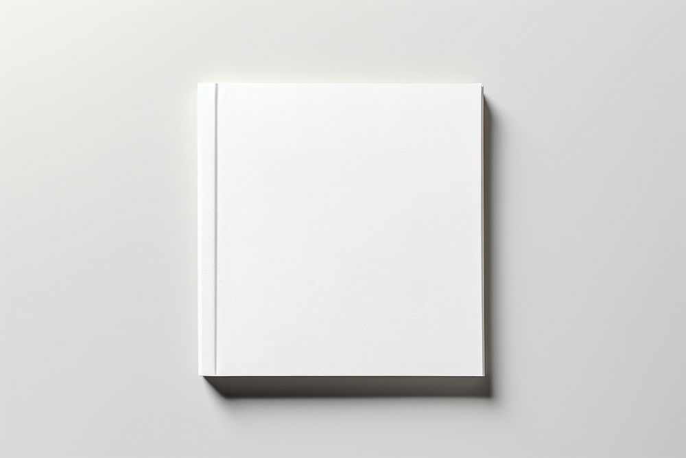 Presentation folder  white gray simplicity.