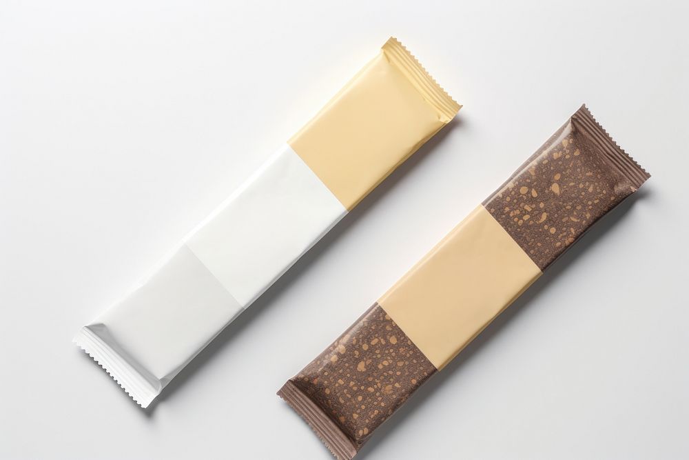 Snack bar packaging  blade confectionery chocolate.